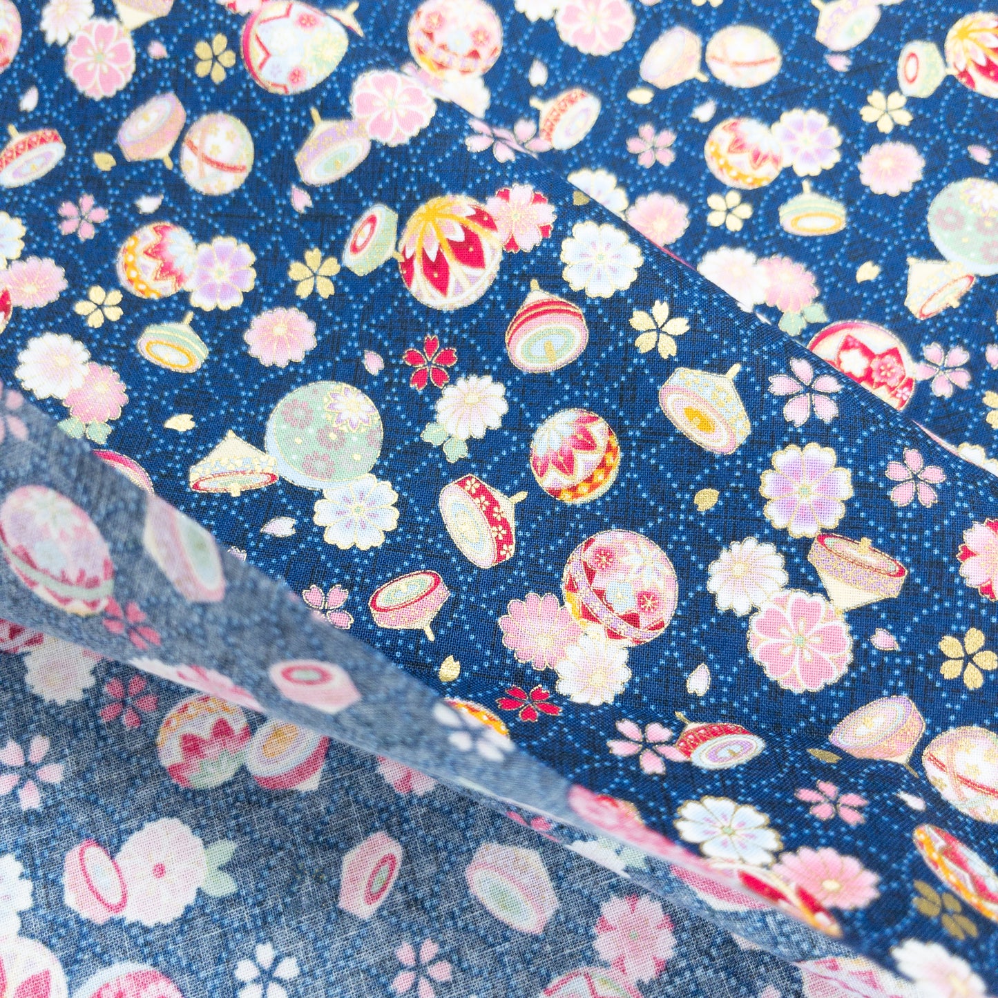 Japan | bronzing japanese pattern 燙金和風圖案 | cotton printed sheeting 純棉