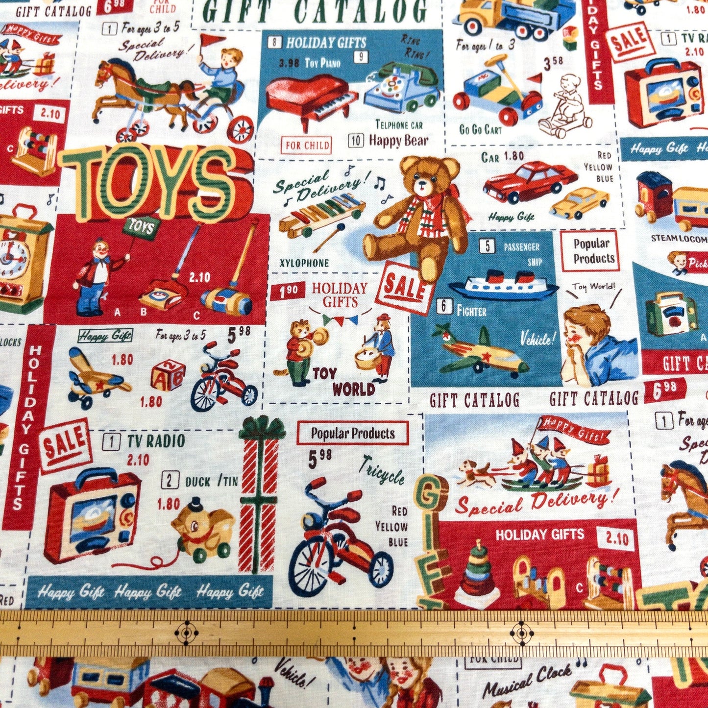 Quilt Gate | Vintage Toys 復古玩具圖案 | cotton printed shirting 純棉