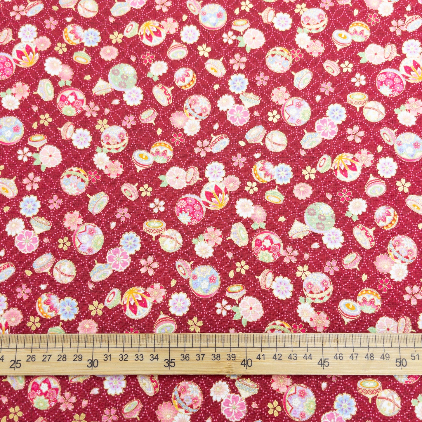 Japan | bronzing japanese pattern 燙金和風圖案 | cotton printed sheeting 純棉