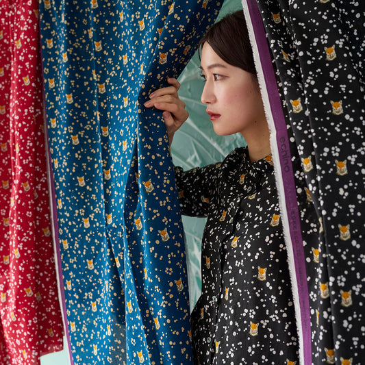 ECHINO | Fox | cotton printed lawn 純棉