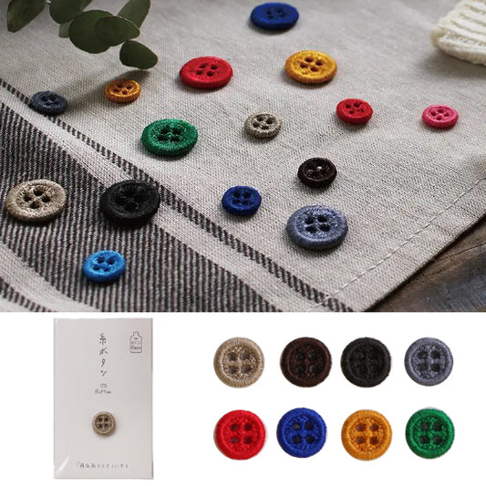 Kawaguchi eco-friendly thread buttons 環保線鈕 12mm