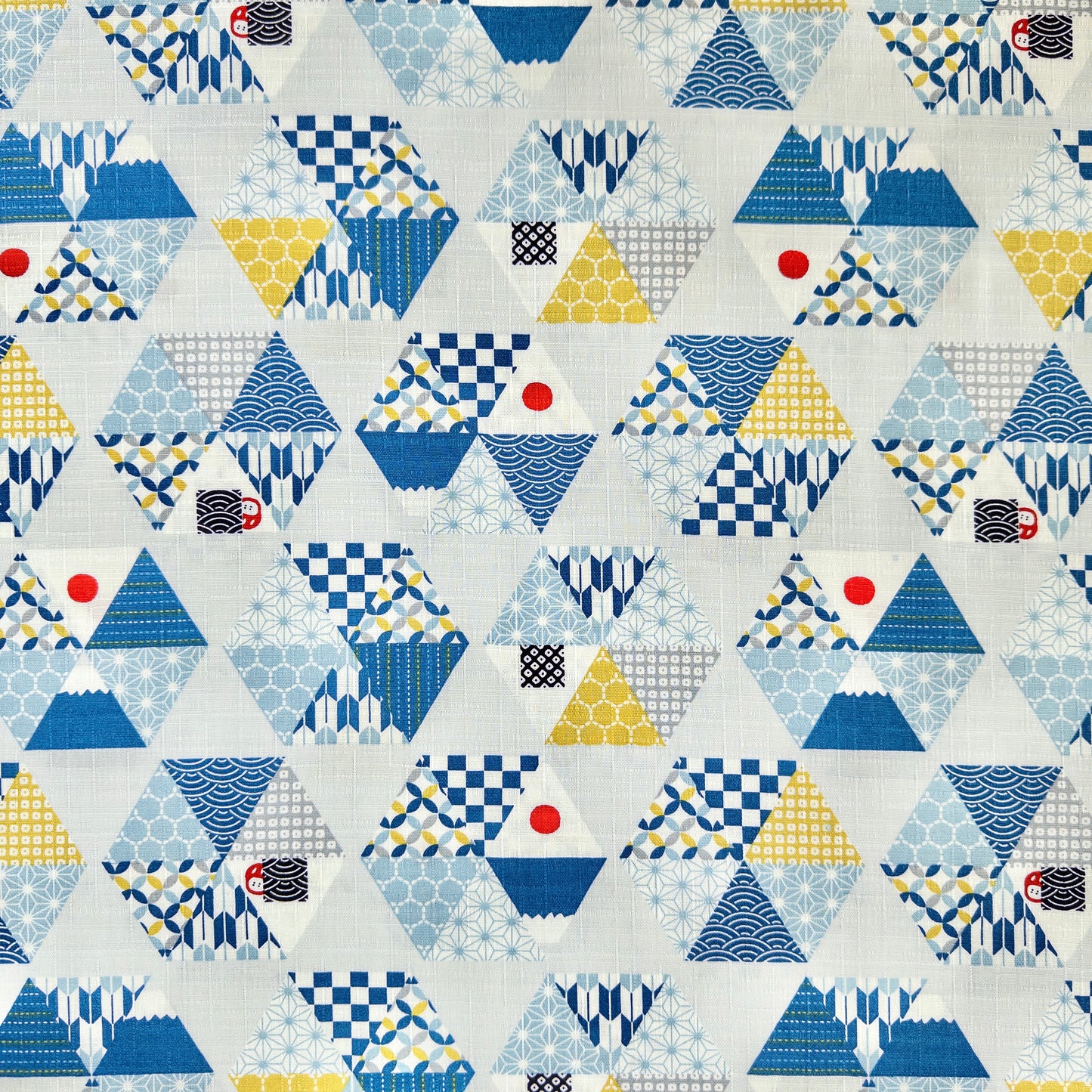Japan | hexagon japanese pattern 六角和風圖案 | cotton printed dobby 竹節純棉