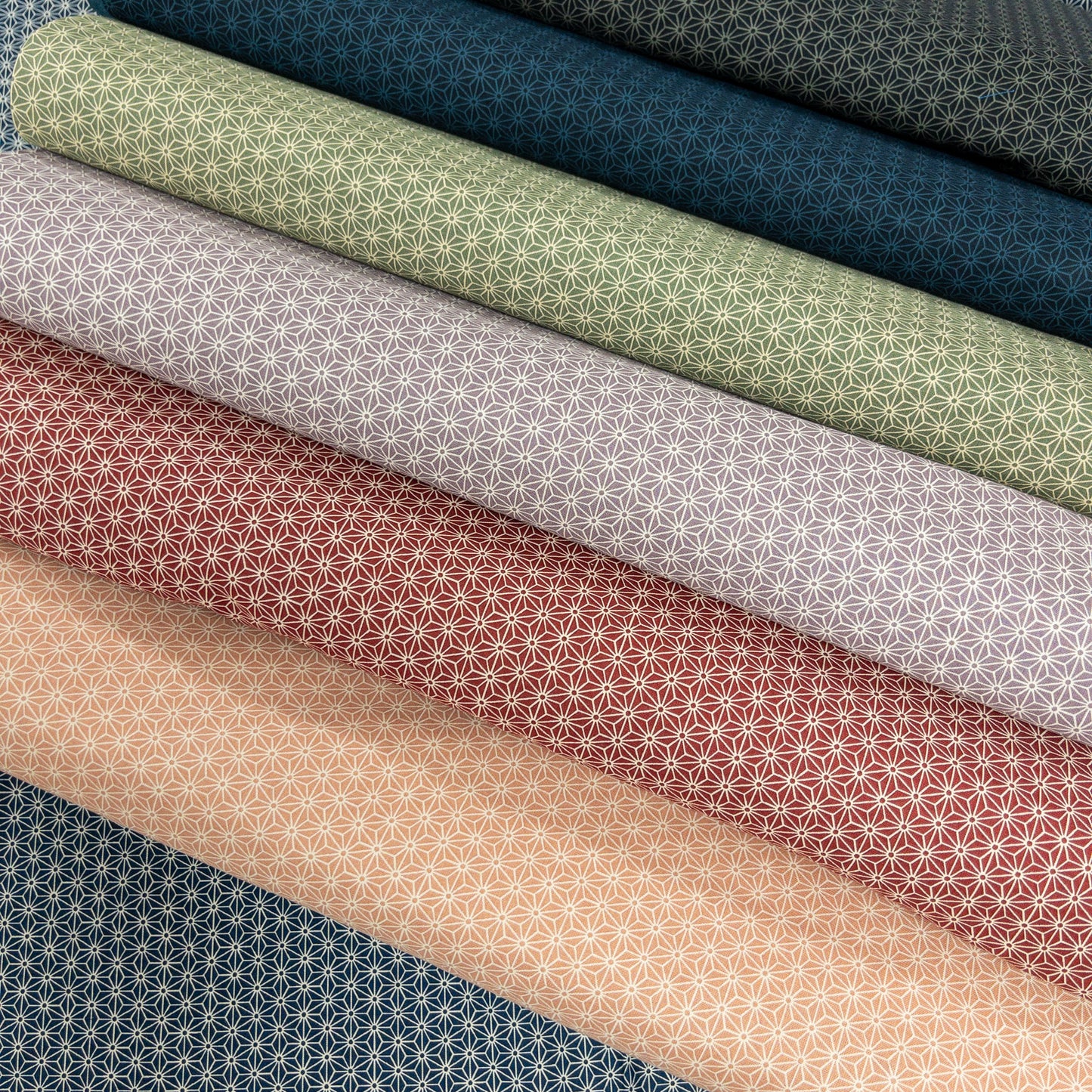 Japan | asanoha 麻の葉 | cotton printed sheeting 純棉