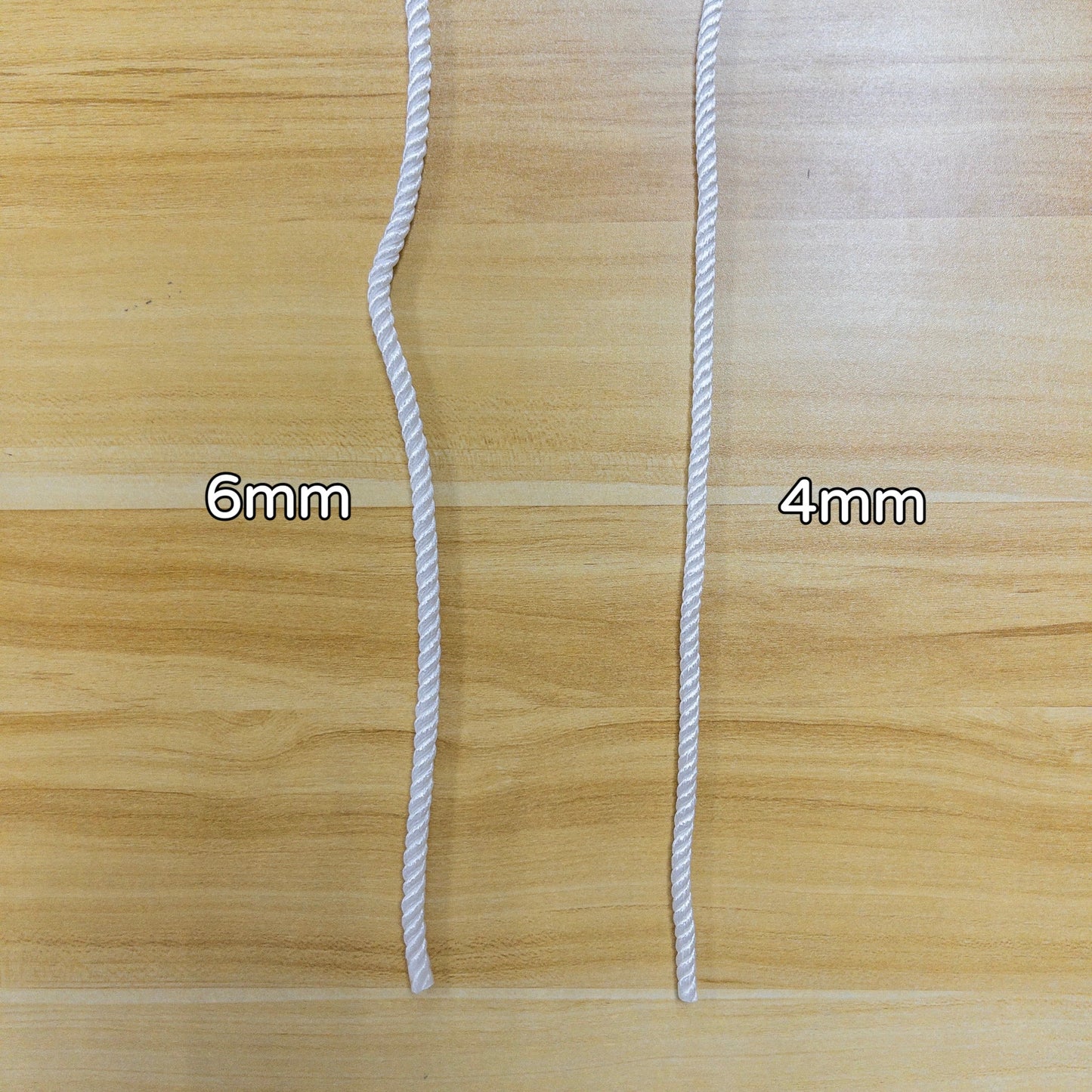 6mm Rayon Twist Cord 6mm人造絲扭繩