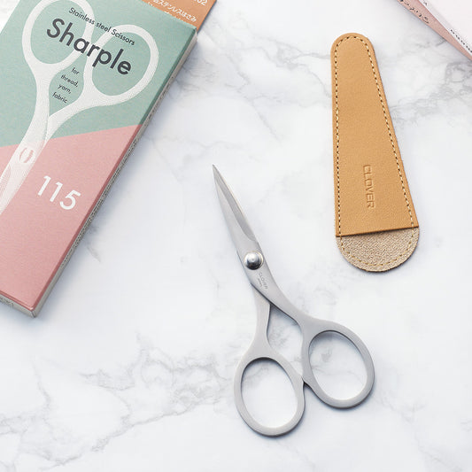 Clover Sewing Stainless Steel Scissors 工藝品不銹鋼剪刀 “Sharple” 115mm