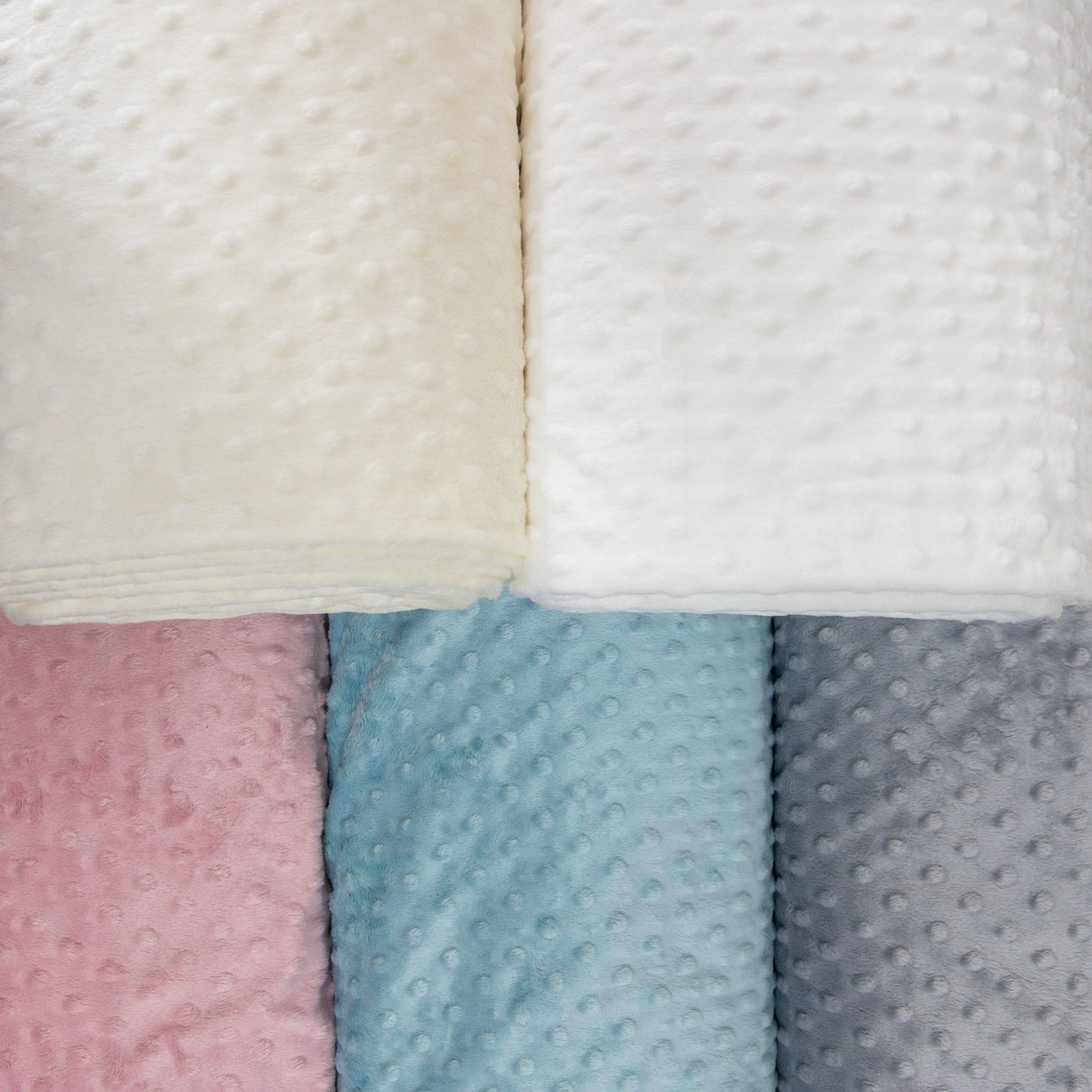 Korea | 3mm solid 純色 | dot short plush velvet 軟豆豆絨