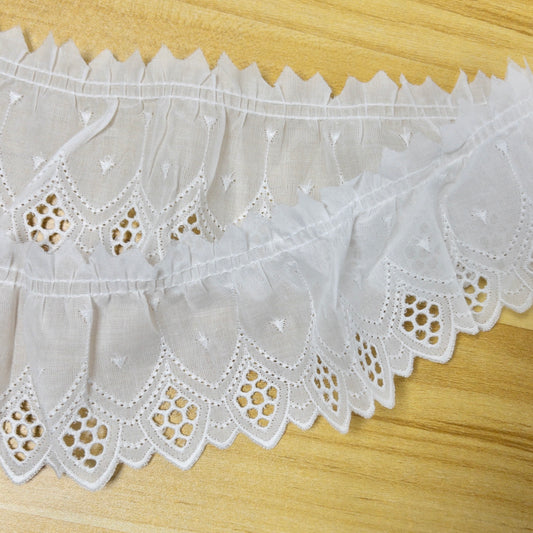 lace 蕾絲花邊 | 角邊點點闊蕾絲花邊 No.5095