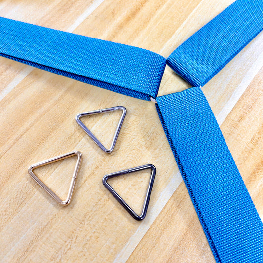 accessories 配件 | metal triangle buckle 2pcs 金屬三角扣 2個｜21mm 25mm 30mm