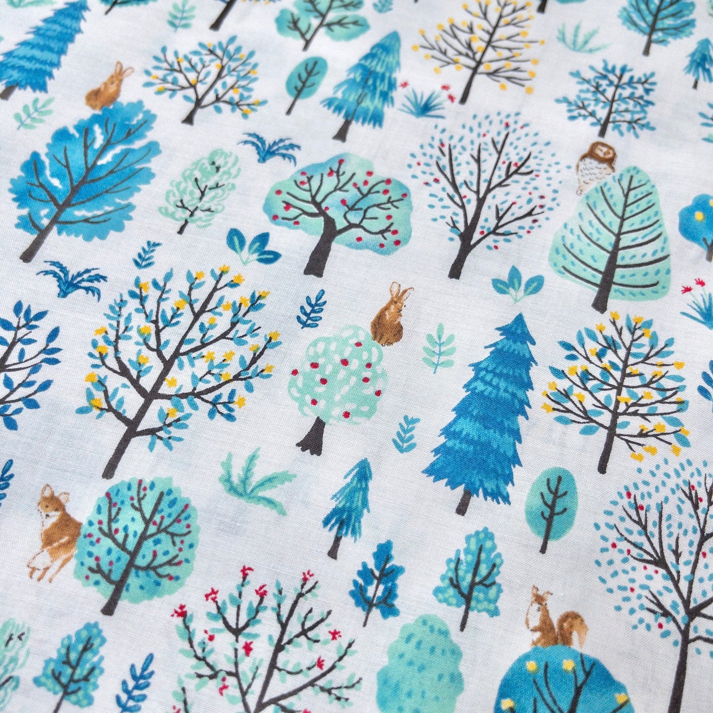 Japan | forest animals 森林動物 | cotton printed 60s 純棉