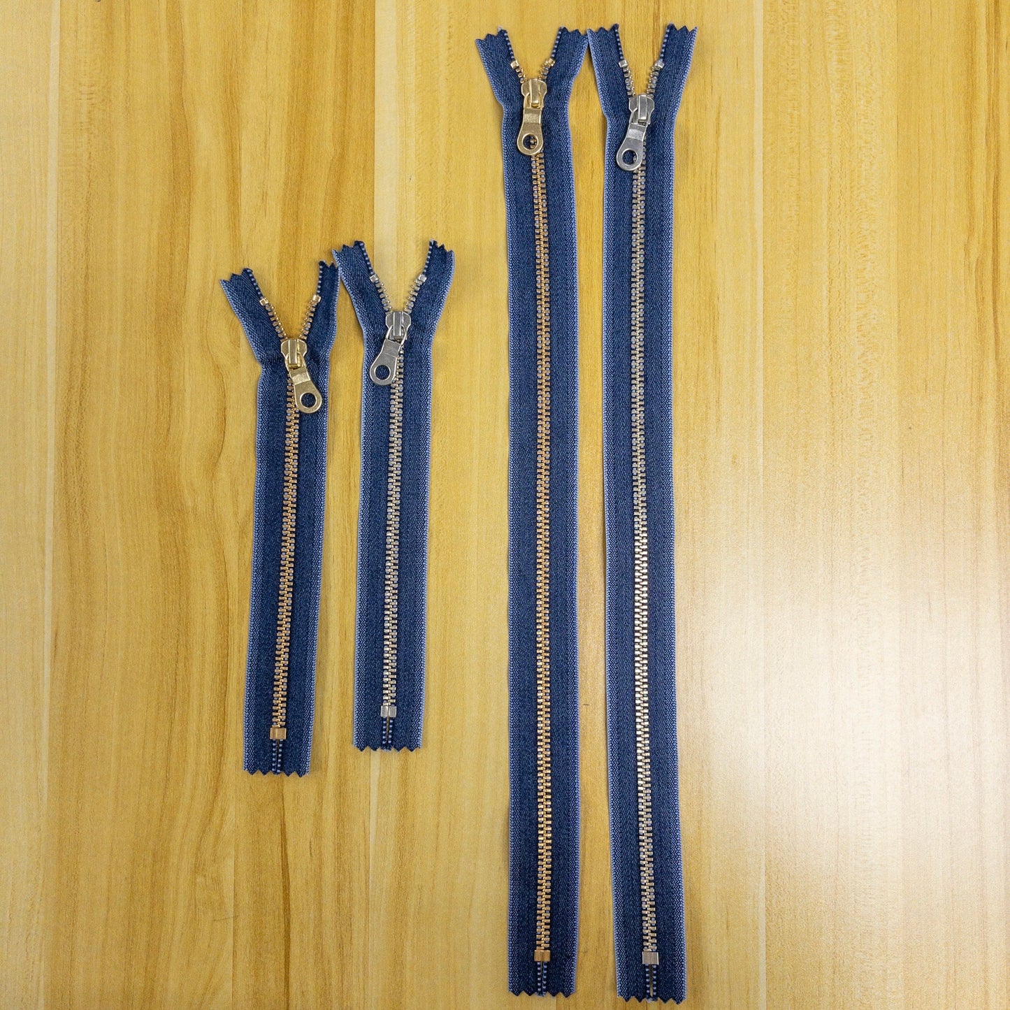 YKK Demin Metal close end zipper 40cm YKK 牛仔布金屬密尾拉鍊 40cm