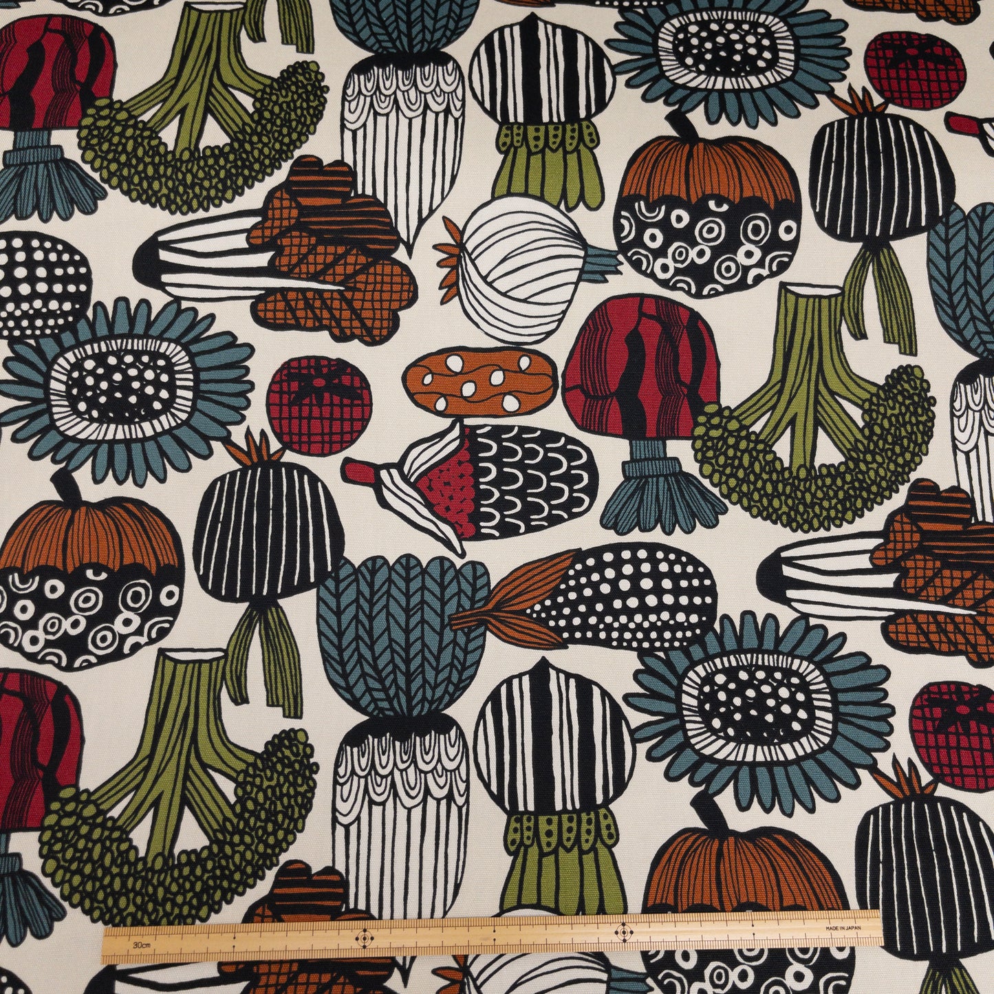 Japan | art vegetable 北歐藝術植物 | cotton printed oxford 純棉