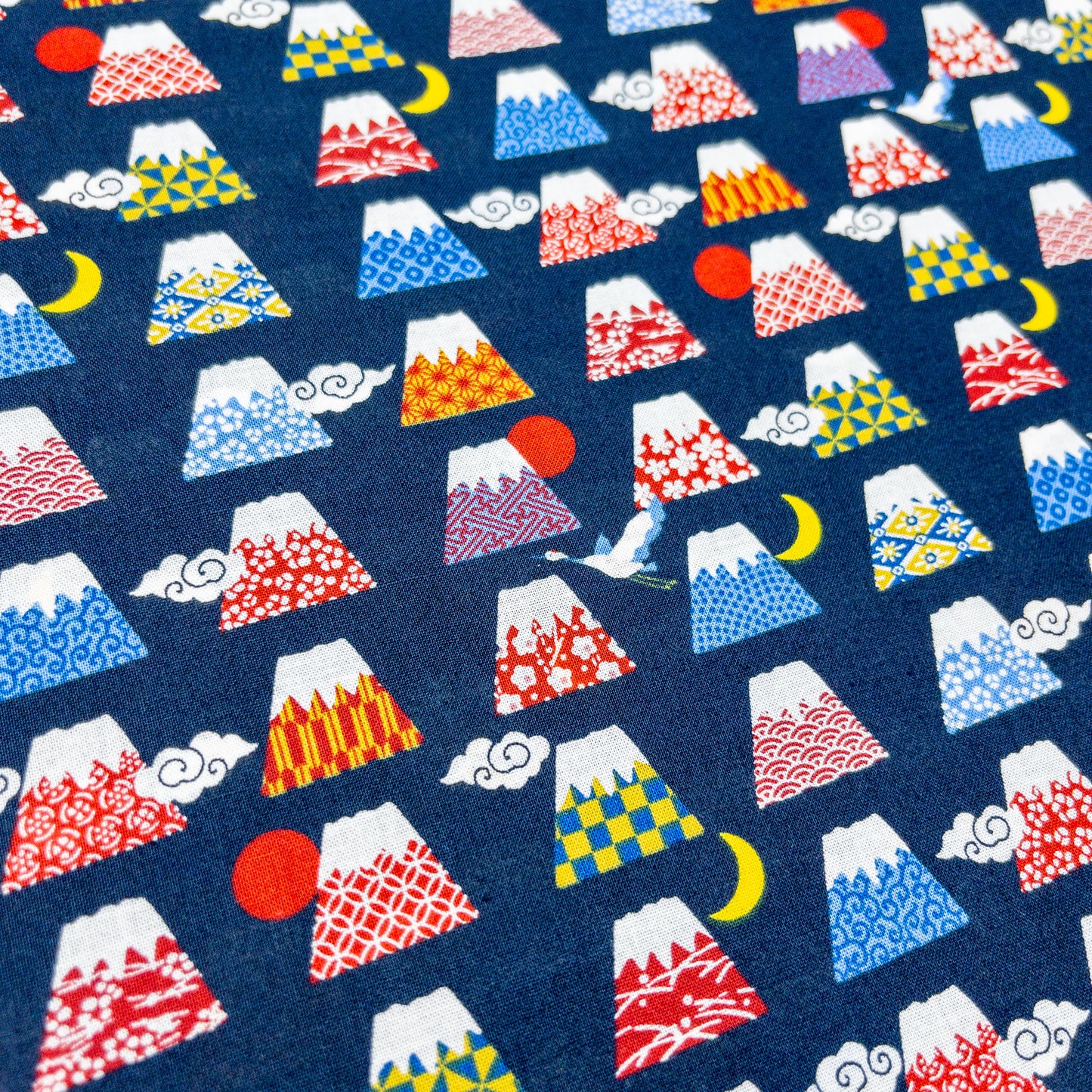 Japan | days of fuji  富士山日夜 | cotton printed sheeting