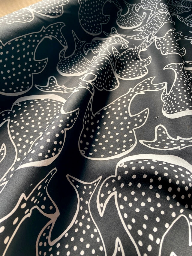spica | 京都職人手工印花 Whale Shark 鯨鯊 | organic cotton 有機棉
