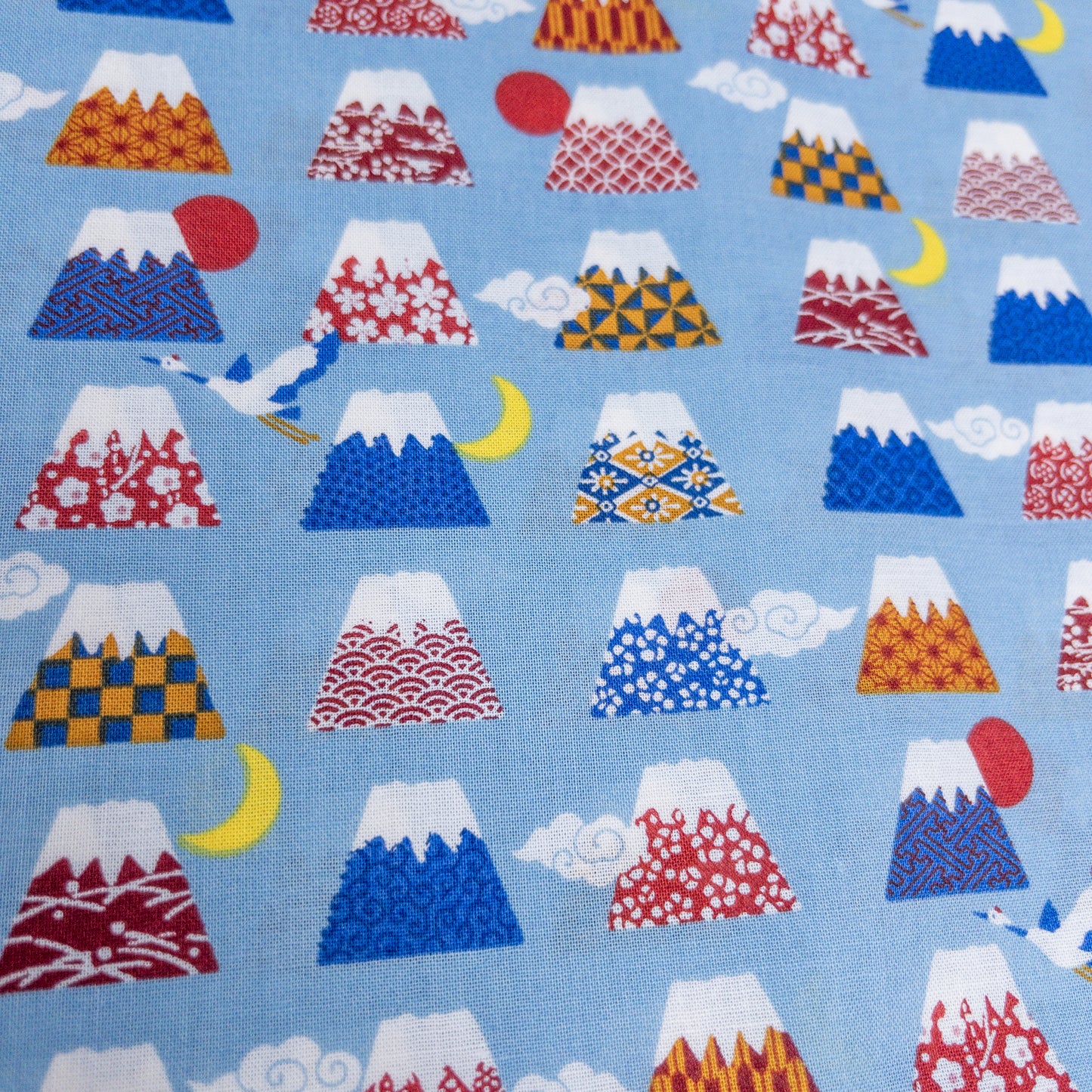 Japan | days of fuji  富士山日夜 | cotton printed sheeting