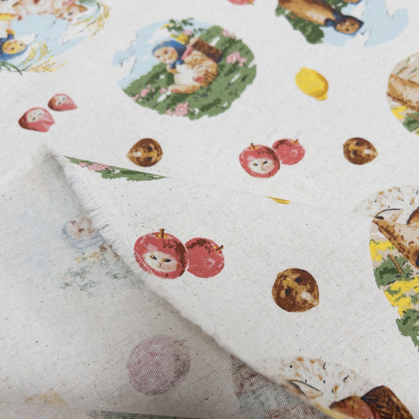 ネコノテキスタイル by SAKURA HANADUSA | ほっかむる日々 cat 生果貓貓 | cotton linen 棉麻