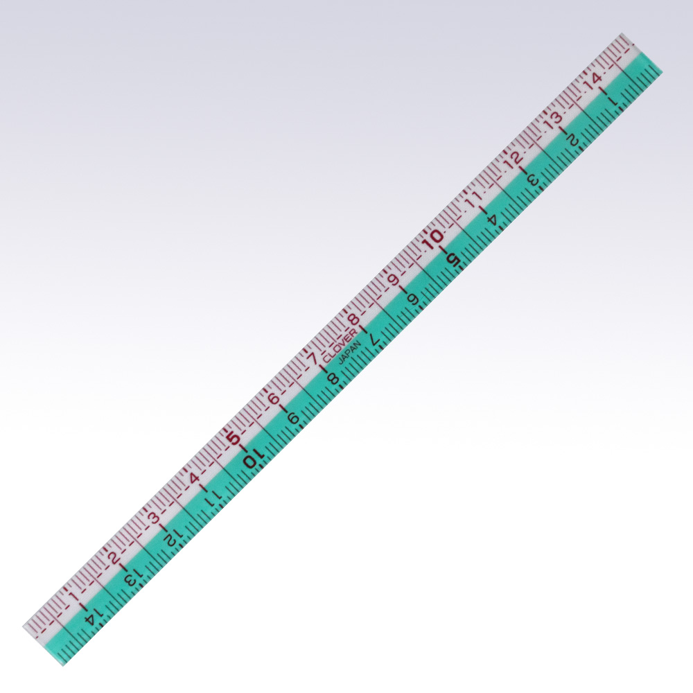 Clover mini ruler 15x1cm 迷你間尺15x1cm