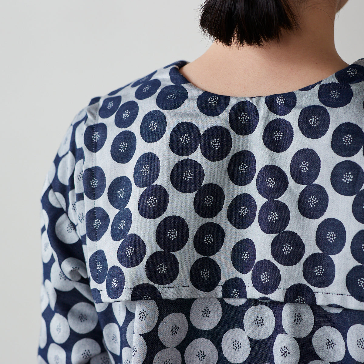 MUDDY WORKS by tomotake | mini anpan | double face cotton yarn dyed jacquard banshu-ori 雙面先染純棉提花「播州織」