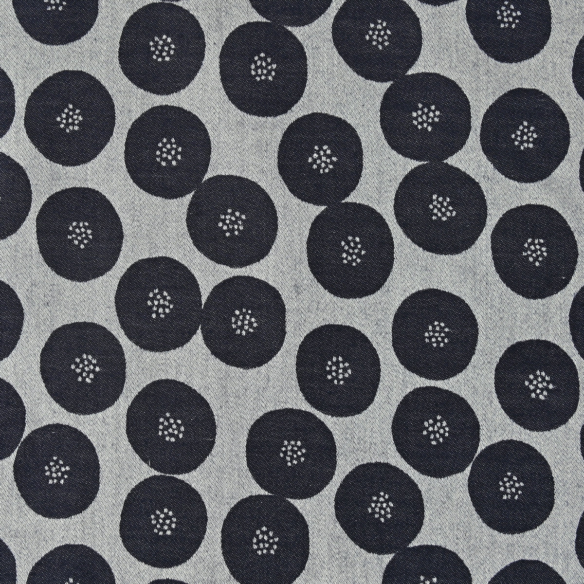 MUDDY WORKS by tomotake | mini anpan | double face cotton yarn dyed jacquard banshu-ori 雙面先染純棉提花「播州織」