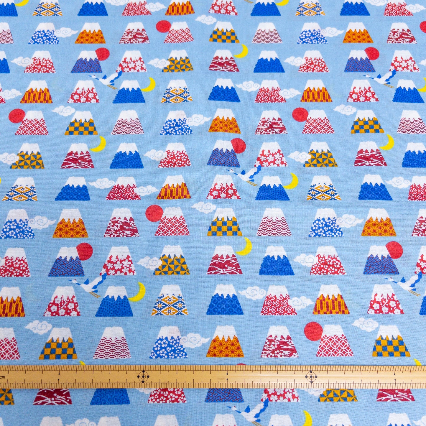 Japan | days of fuji  富士山日夜 | cotton printed sheeting