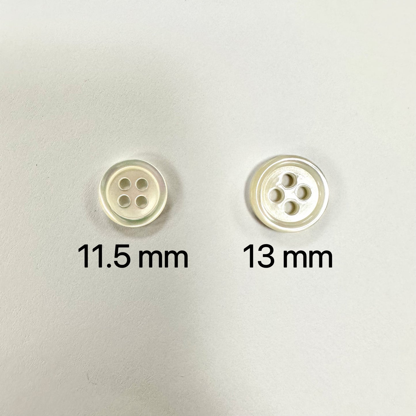 natural shell buttons 11mm 10pcs 天然白蝶貝鈕扣 11mm 10粒裝