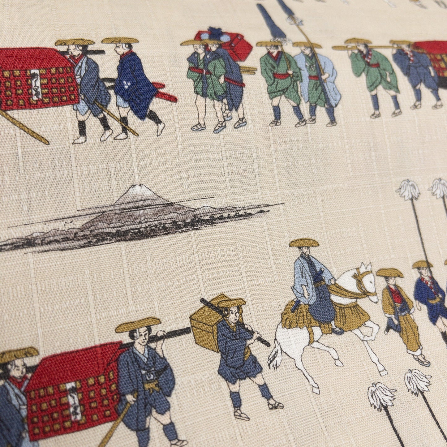 Japan | 江戶武士 | cotton printed dobby 竹節純棉