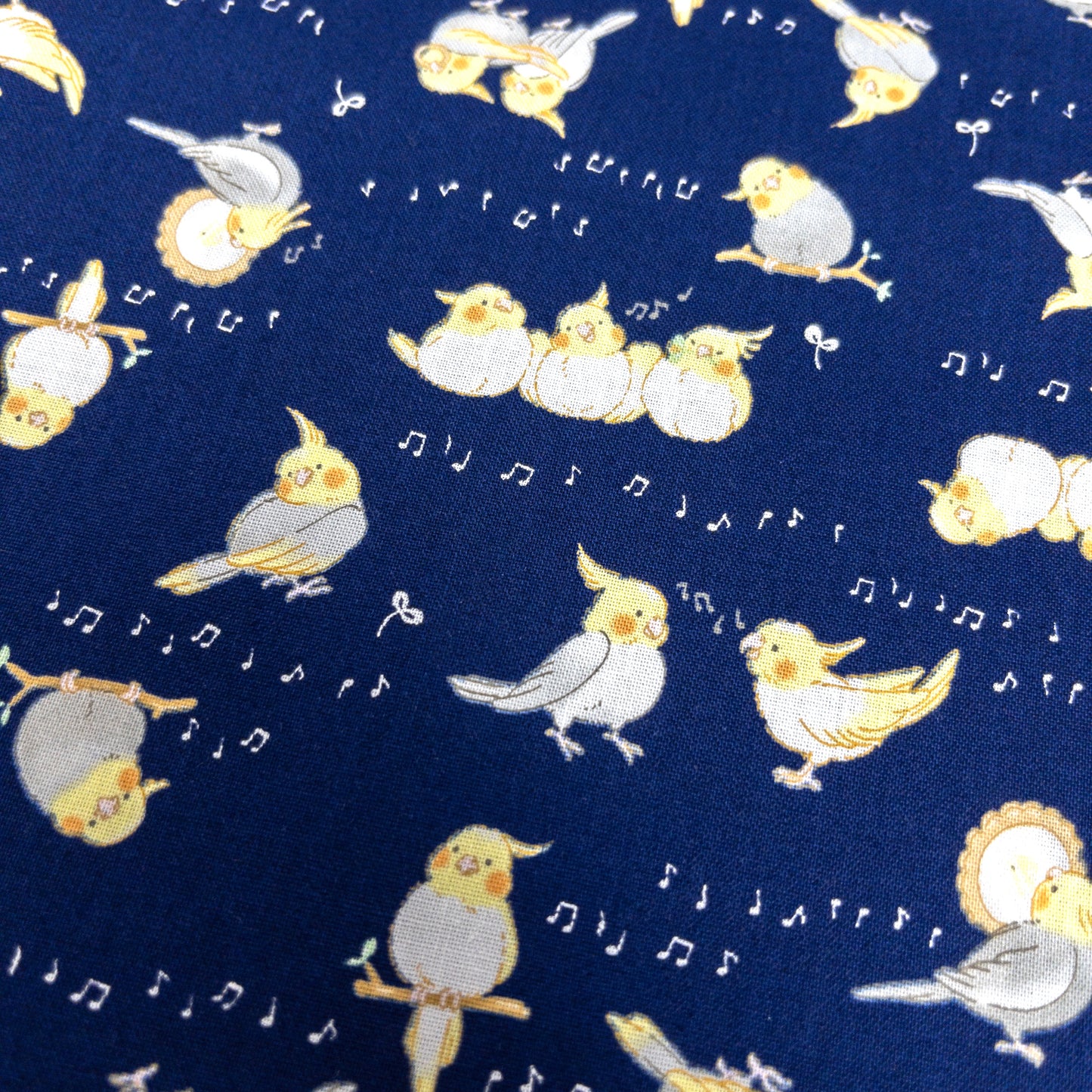 Japan | cockatiel 玄鳯鸚鵡 | cotton printed sheeting 純棉