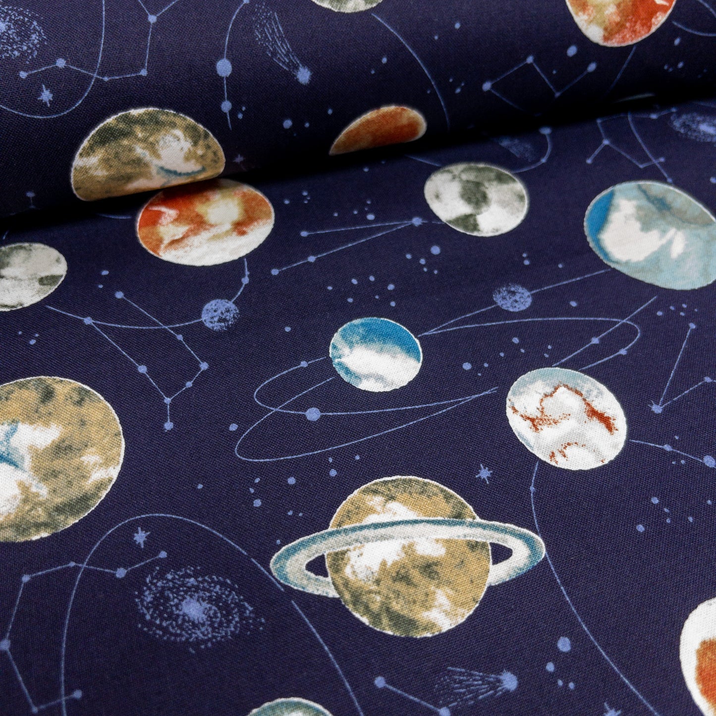 Japan | universe & planet 星球太空 | cotton printed sheeting 純棉