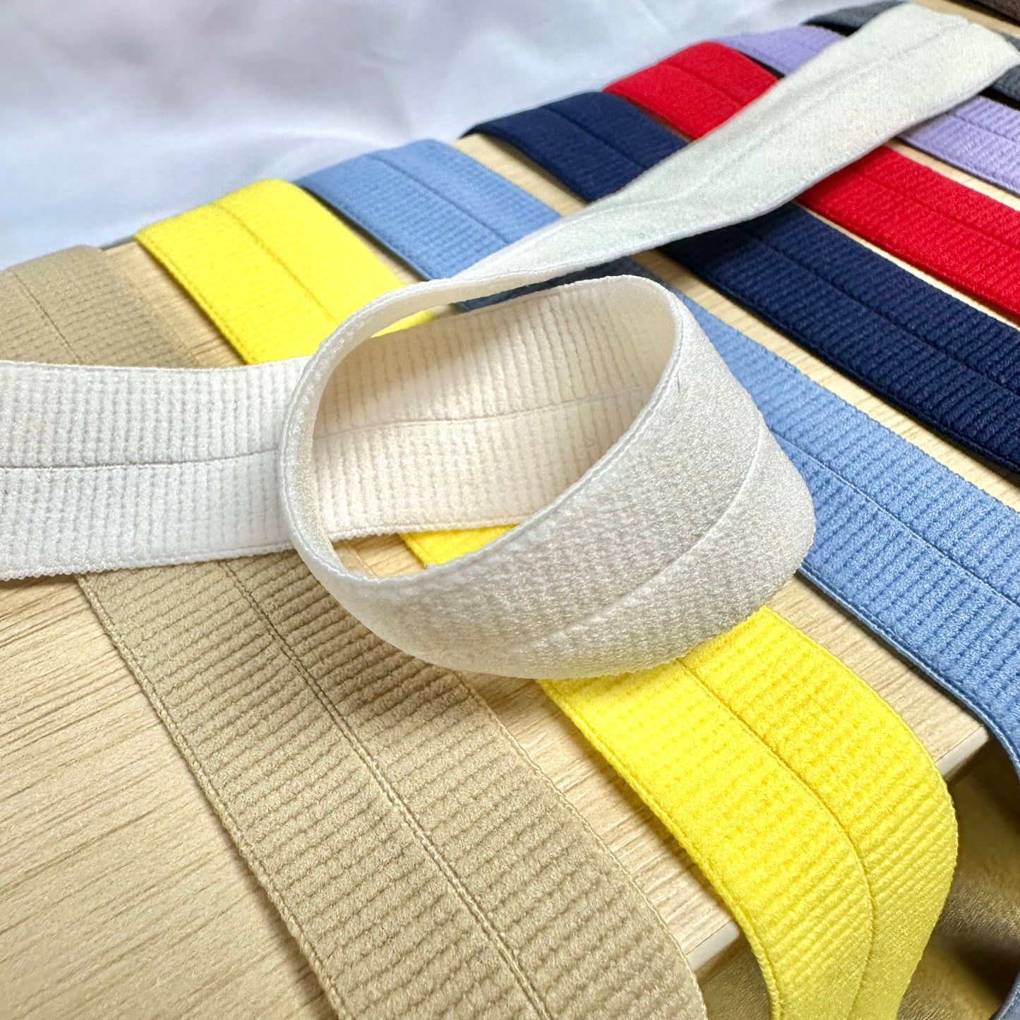 fold over elastics 彈性包邊帶 20mm - 10 colors