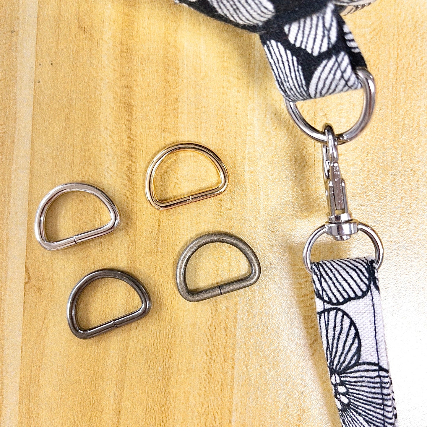 accessories 配件 | metal D-ring 2pcs 金屬D扣 2個|10mm 12mm 15mm 18mm 21mm 25mm 30mm 35mm 40mm 50mm