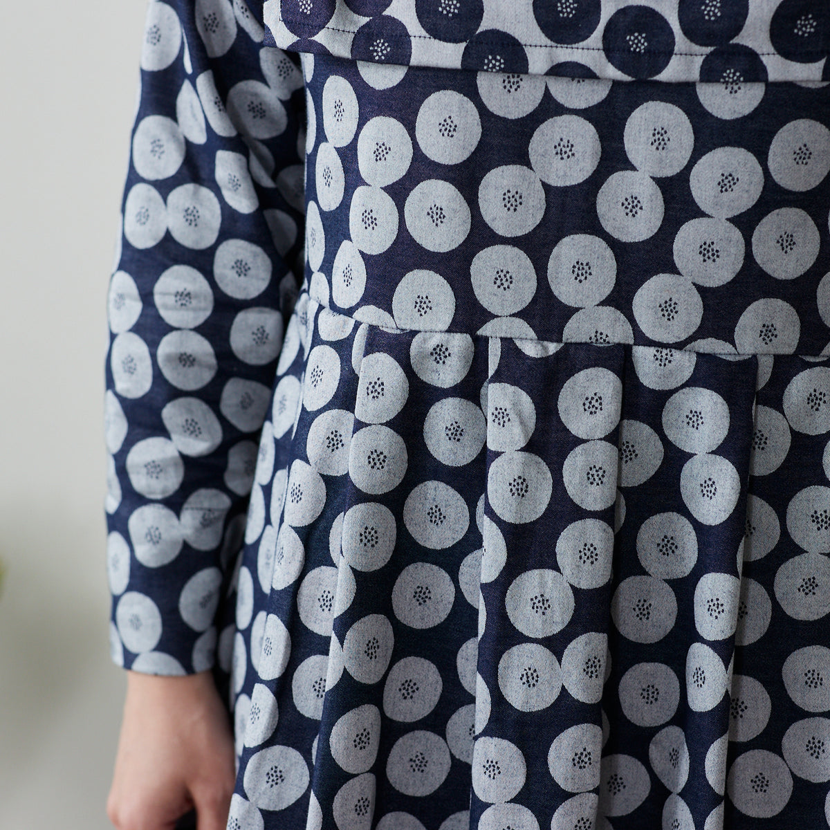 MUDDY WORKS by tomotake | mini anpan | double face cotton yarn dyed jacquard banshu-ori 雙面先染純棉提花「播州織」