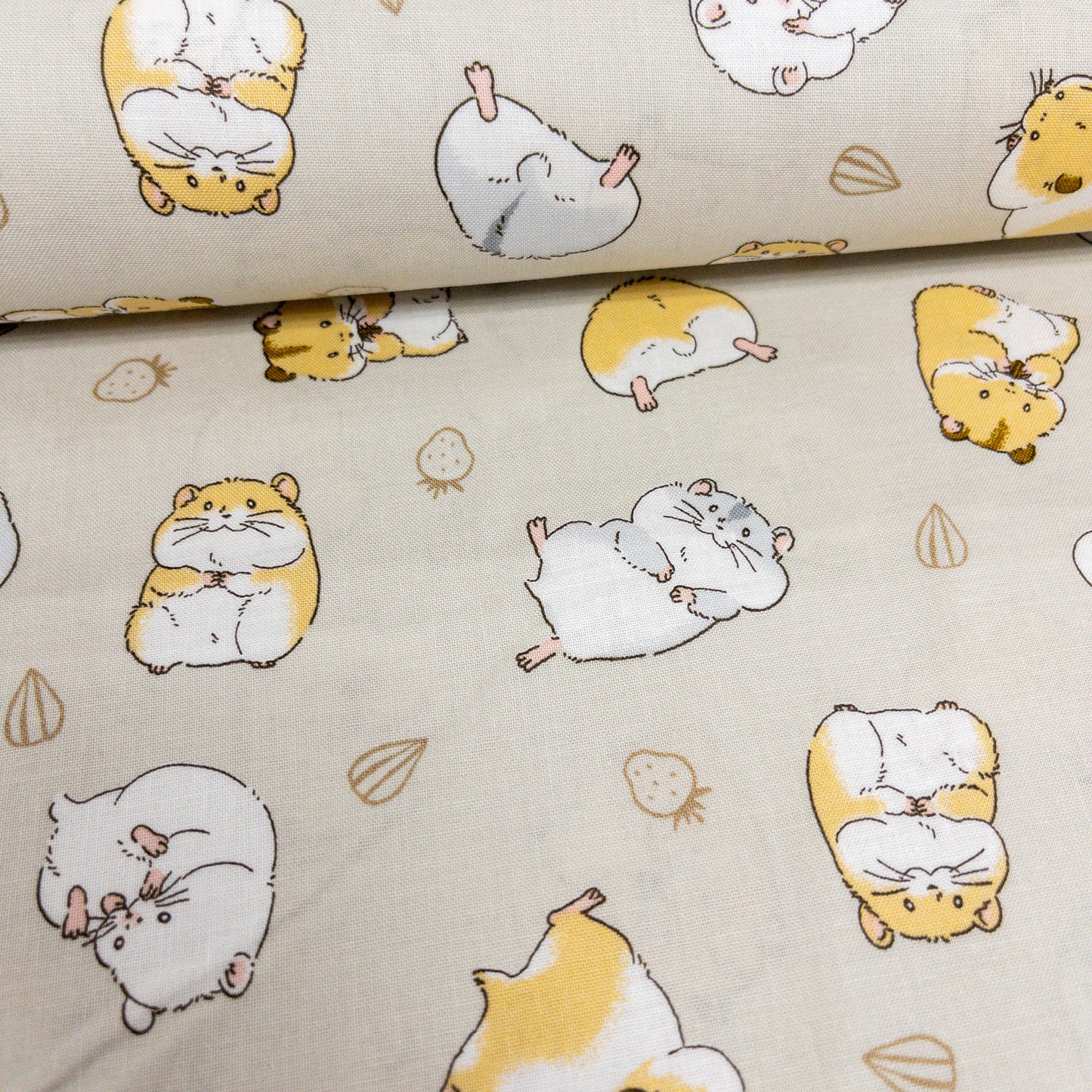 Japan | hamsters 倉鼠日常 | cotton printed sheeting 純棉