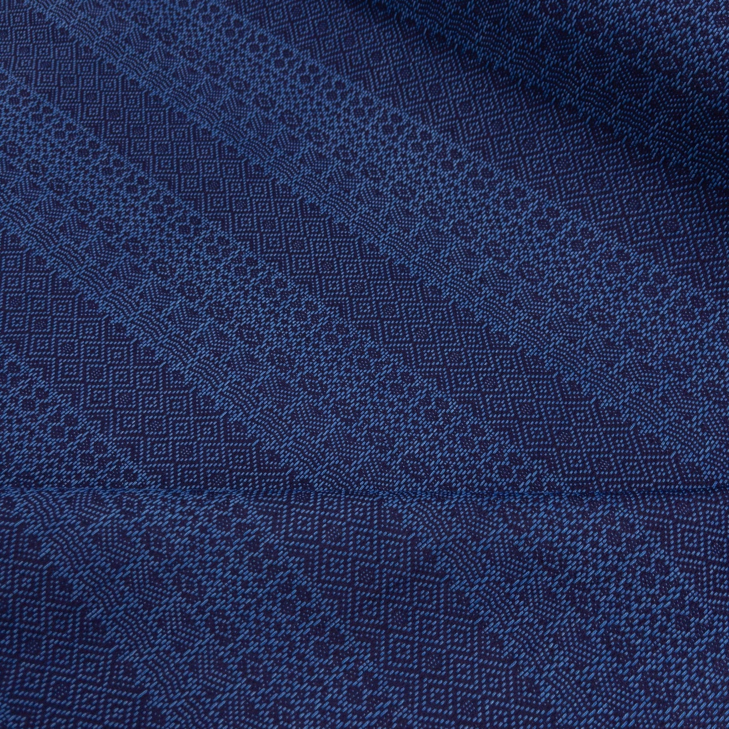 Japan | Indigo Asagi Sashiko rhombus | Sashiko-ori 刺子織