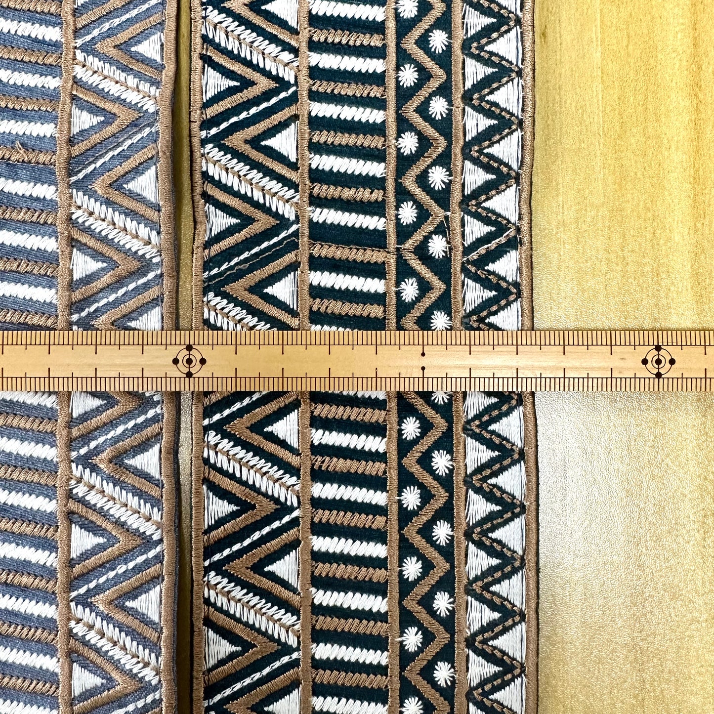 embroidery webbing 刺繡帶 | diagonal straight pattern 闊款斜直紋 7.5cm