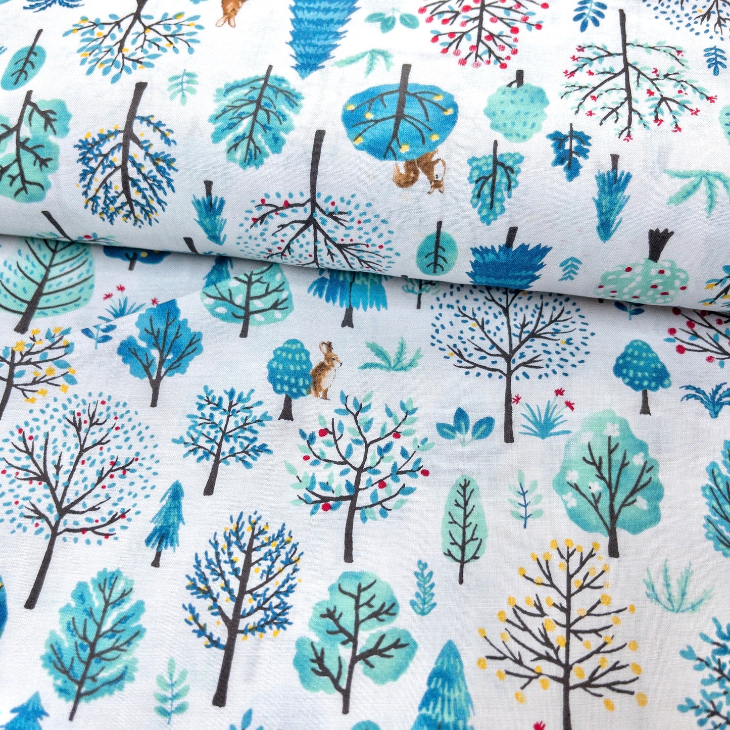 Japan | forest animals 森林動物 | cotton printed 60s 純棉