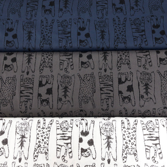 Japan | lying animals 趴趴動物 | cotton printed 40s 純棉