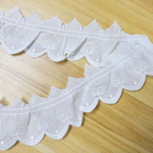 lace 蕾絲花邊 | 蝴蝶結彎邊蕾絲花邊 No.5077