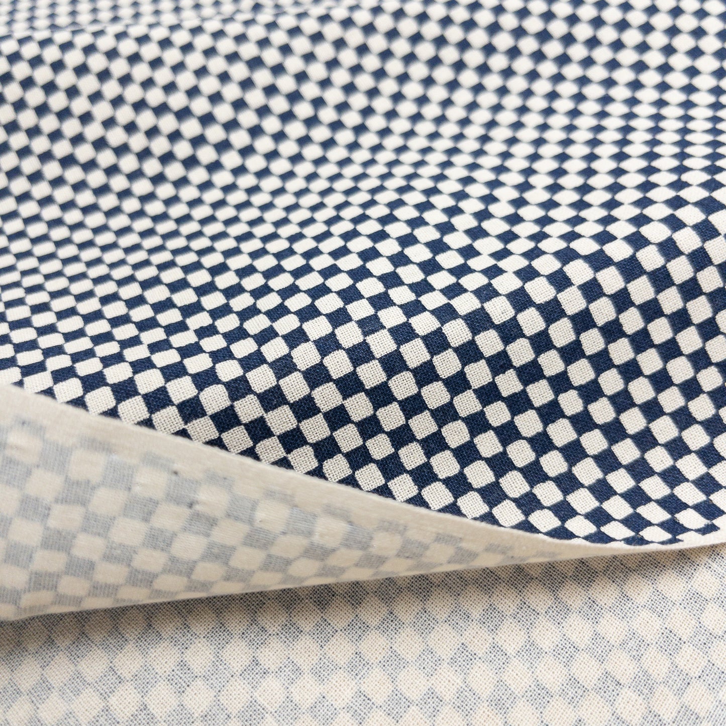 Japan | check 市松 格仔 | cotton printed sheeting 純棉