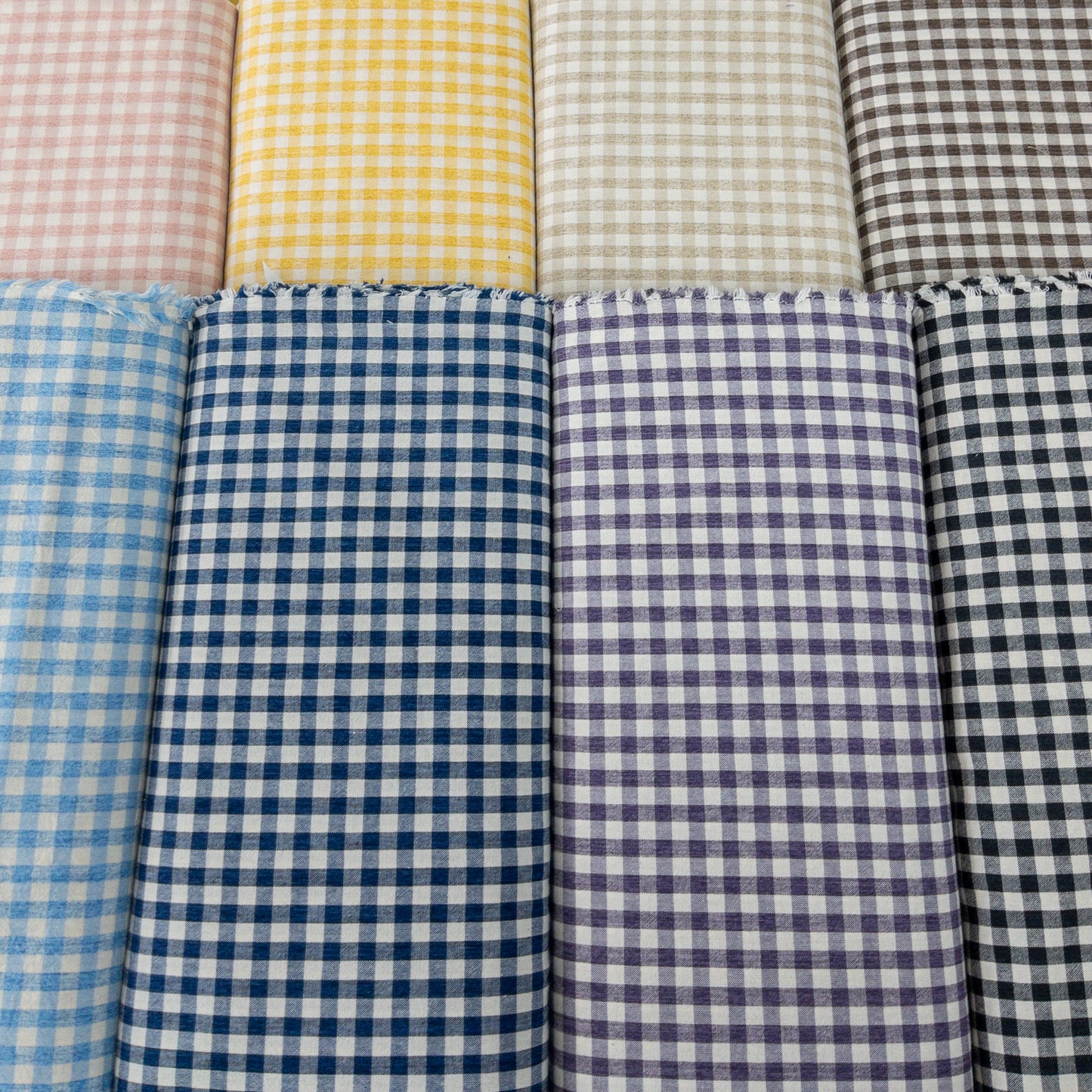 Japan | check 7mm 方格仔 | cotton yarn dyed poplin washer 先染純棉