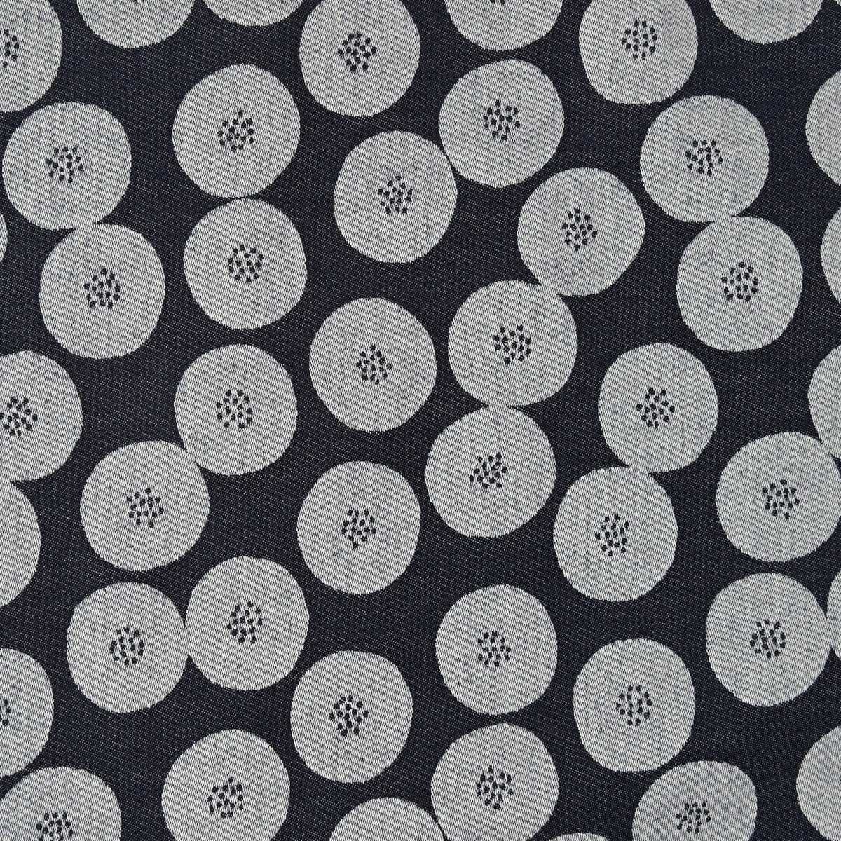 MUDDY WORKS by tomotake | mini anpan | double face cotton yarn dyed jacquard banshu-ori 雙面先染純棉提花「播州織」