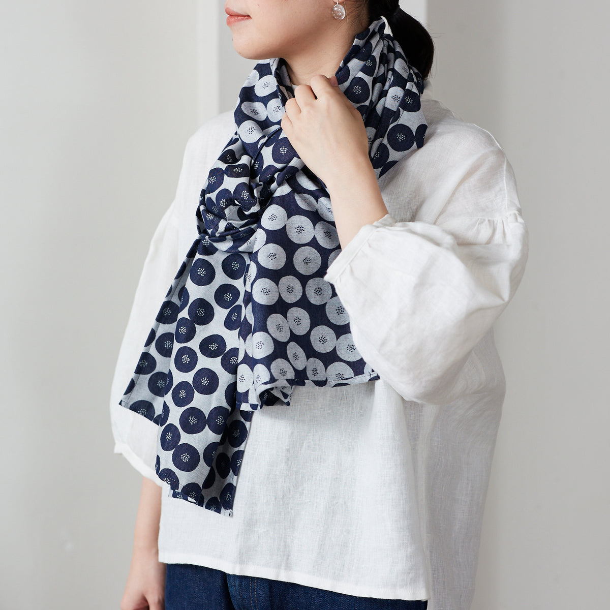 MUDDY WORKS by tomotake | mini anpan | double face cotton yarn dyed jacquard banshu-ori 雙面先染純棉提花「播州織」