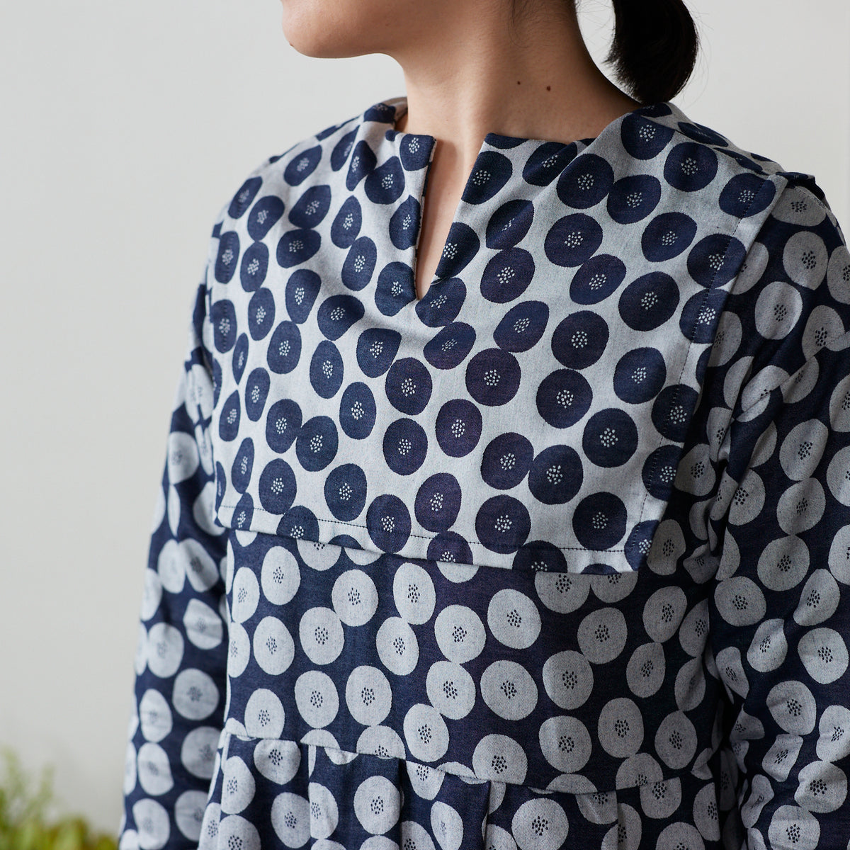 MUDDY WORKS by tomotake | mini anpan | double face cotton yarn dyed jacquard banshu-ori 雙面先染純棉提花「播州織」