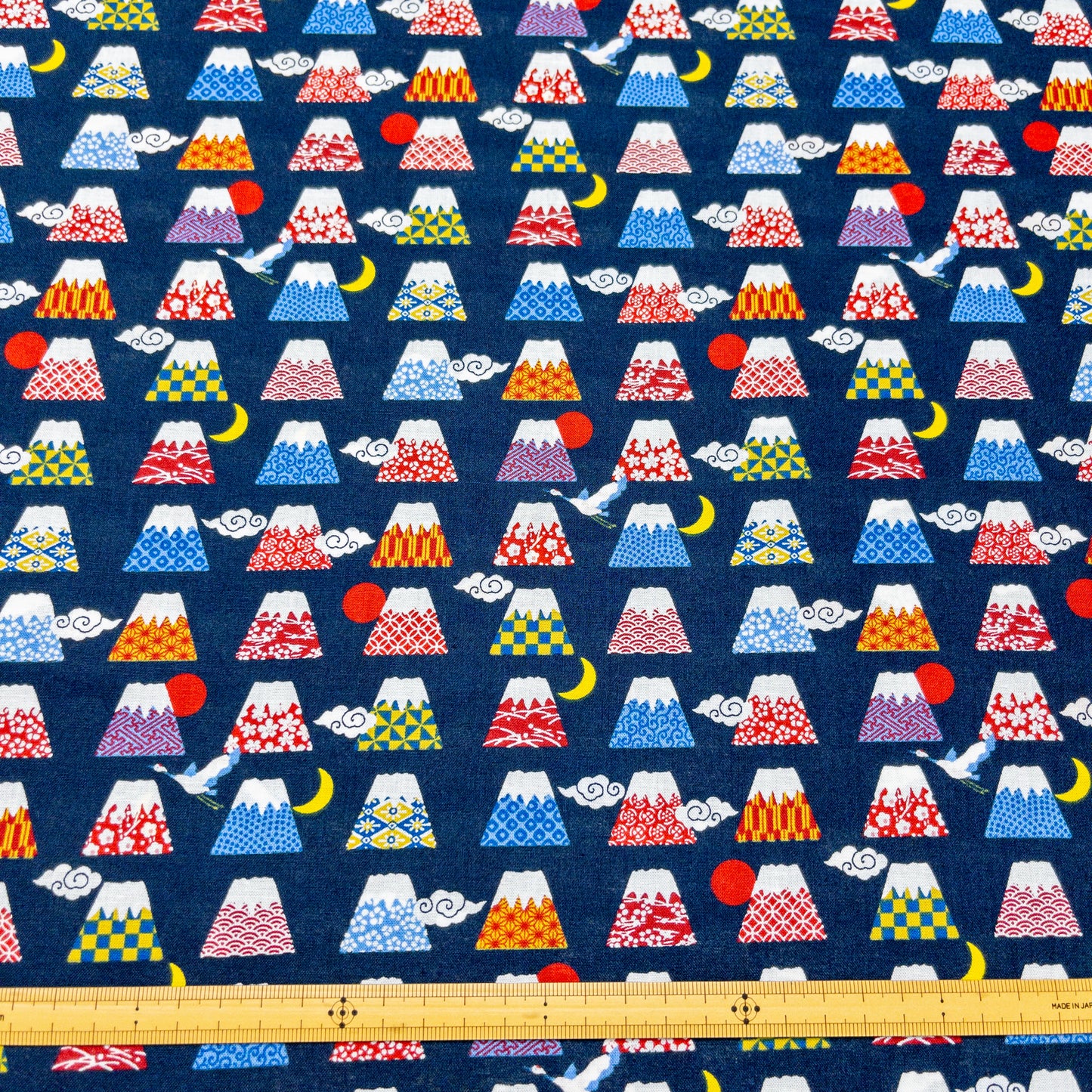 Japan | days of fuji  富士山日夜 | cotton printed sheeting
