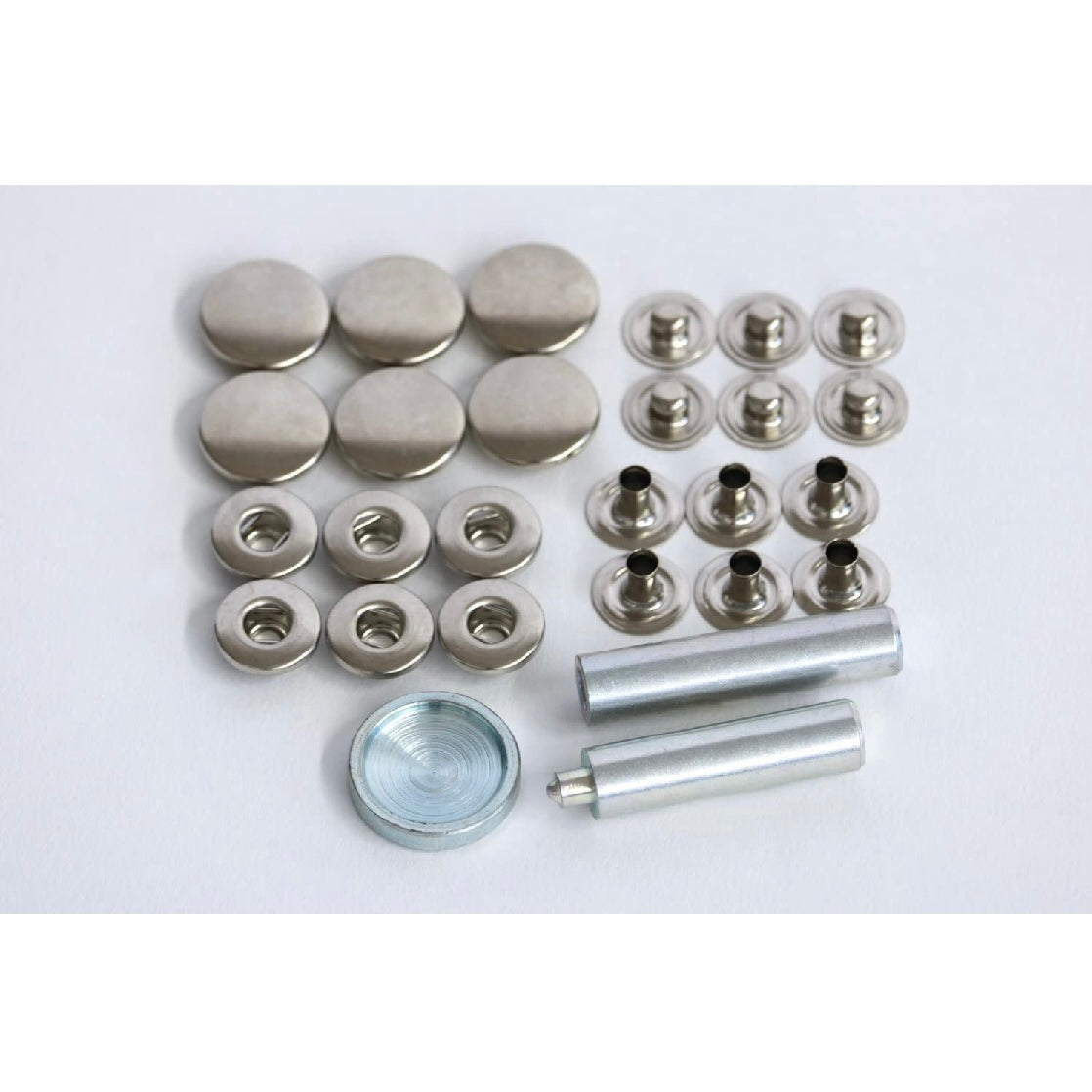 Clover metal snap button 15mm 6pcs with tools 金屬四合鈕 啪鈕 +打鈕工具 15mm 6對