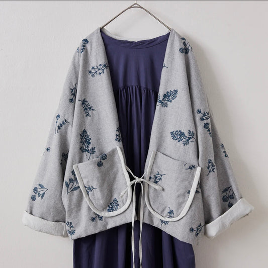 Japan | VIYELLA plant 刺繡植物 | cotton yarn dyed embroidery 法蘭絨純棉