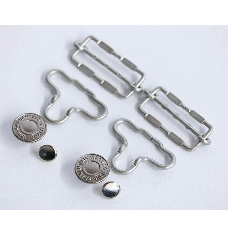 Clover suspender buckle 33mm 2 pairs 吊帶扣+日字扣 33mm 2對