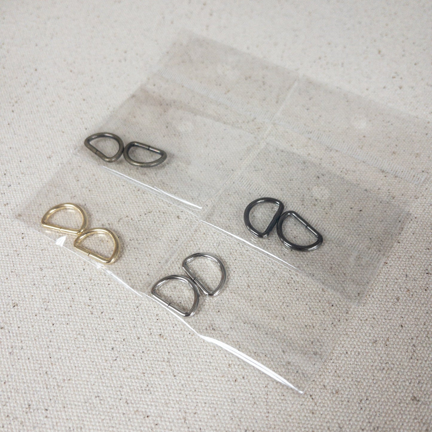 accessories 配件 | metal D-ring 2pcs 金屬D扣 2個|10mm 12mm 15mm 18mm 21mm 25mm 30mm 35mm 40mm 50mm