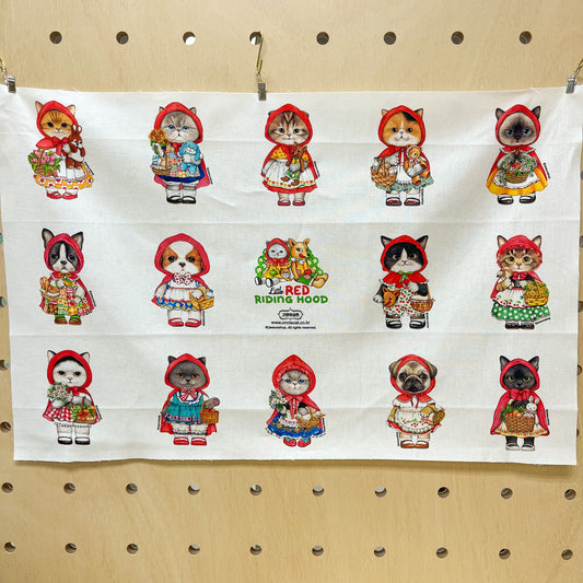 Unclecat 貓叔叔 | little red riding hood mini | cotton linen 棉麻