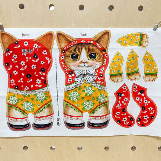 Unclecat 貓叔叔 | diy fabric for making cat doll "E.T" | cotton linen 棉麻