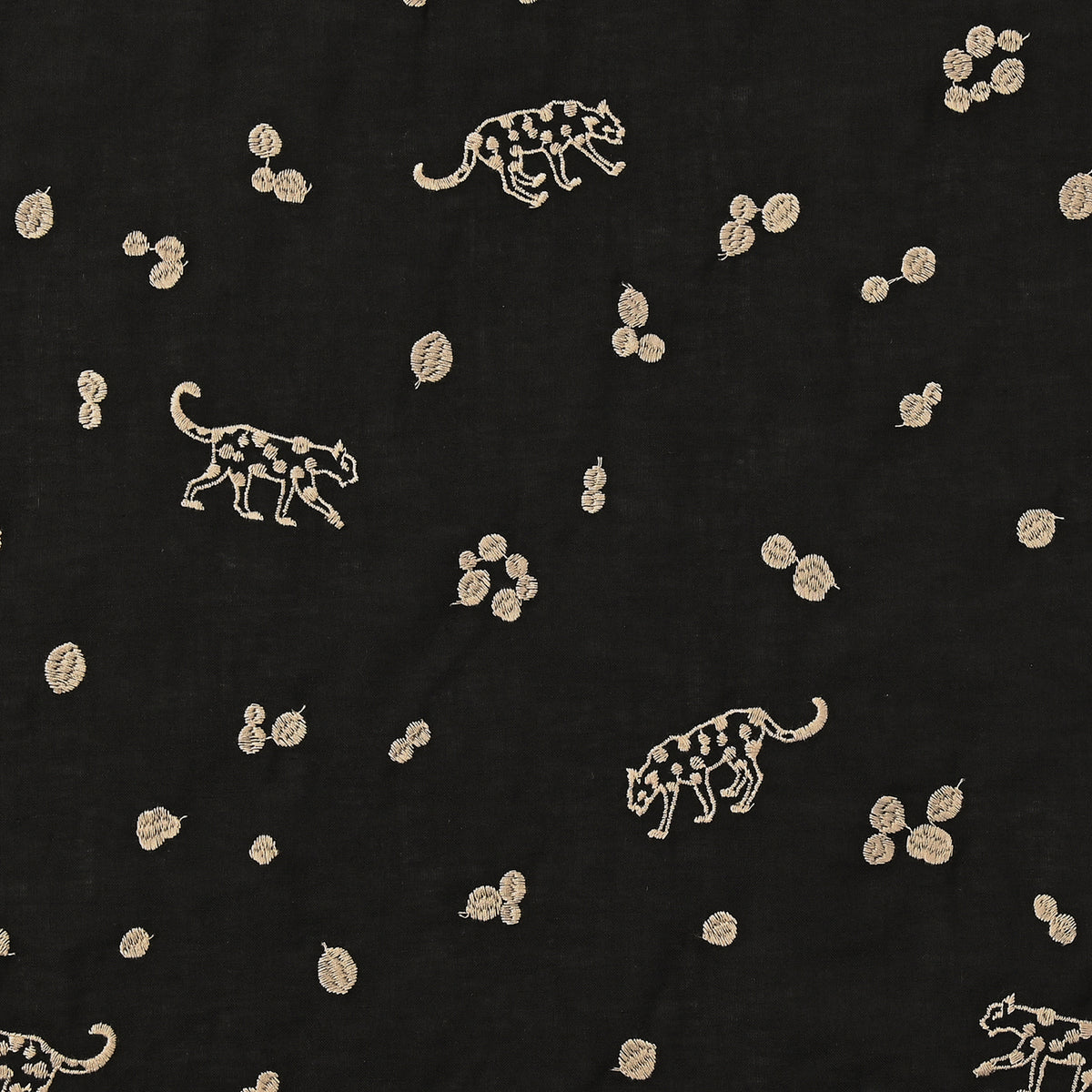 ECHINO | 2023 leopard | cotton linen embroidery 棉麻刺繡