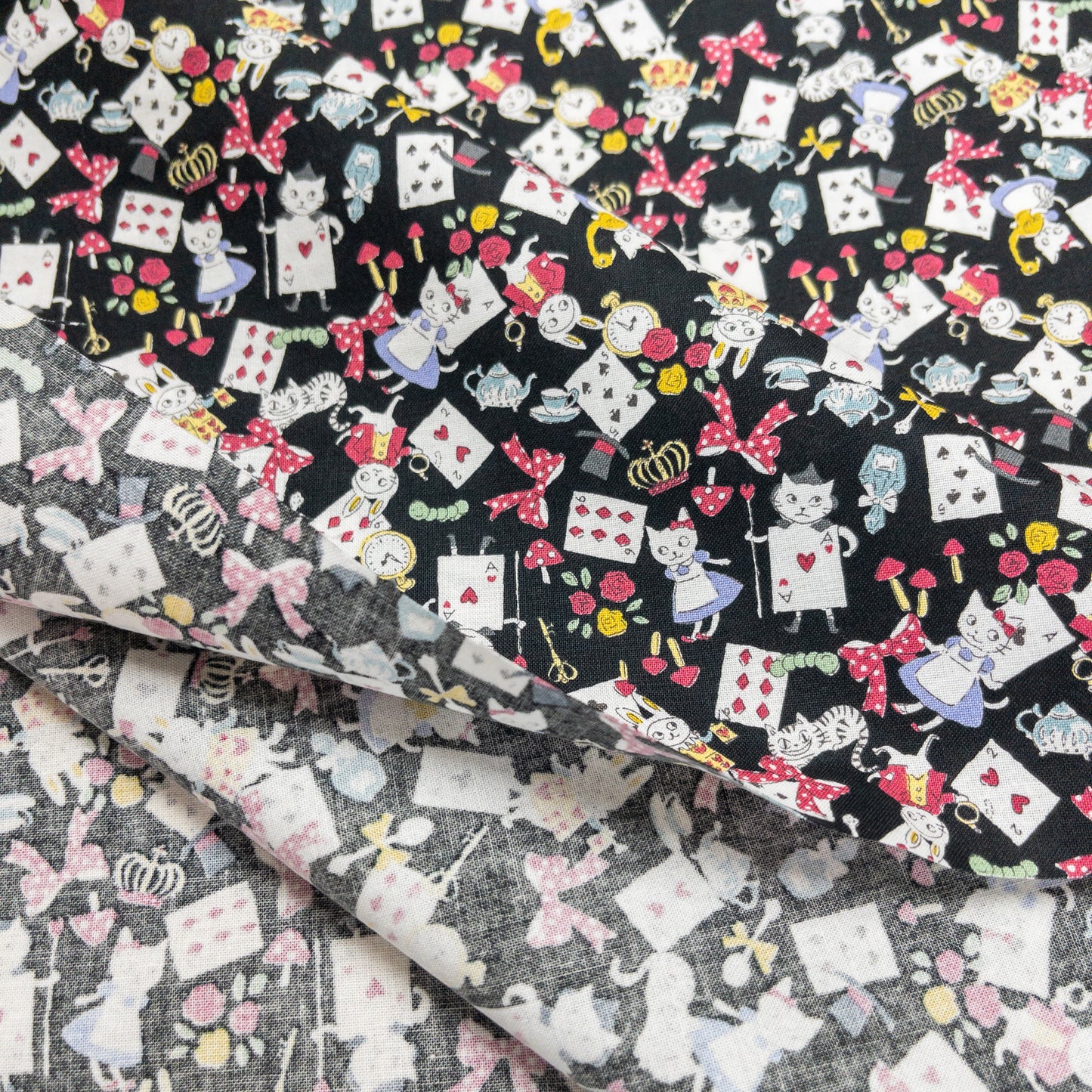 Japan | Alice cat 愛麗絲貓貓 | cotton printed oxford